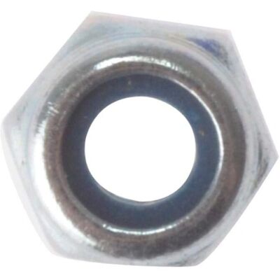 ForgeFix Forge 50NYLOC10 Écrou hexagonal et insert en nylon ZP M10 - Écrou de verrouillage - Publicité ForgeFix Forge 50NYLOC10 Écrou hexagonal et insert en nylon ZP M10 - Écrou de verrouillage - Publicité