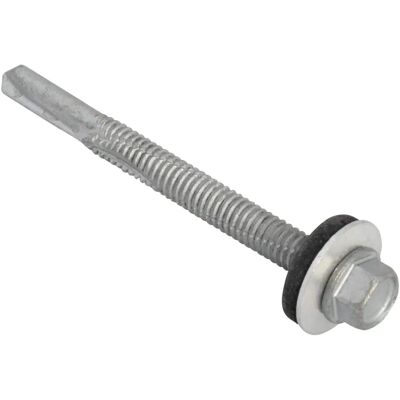 Forgefix Forge TFHH5560 Vis de Toiture à Tête Hexagonale Auto-perçante Section lourde 5,5x60mm Pack 50 - Publicité Forgefix Forge TFHH5560 Vis de Toiture à Tête Hexagonale Auto-perçante Section lourde 5,5x60mm Pack 50 - Publicité