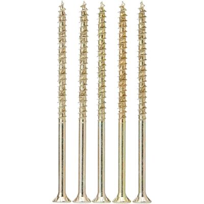Forgefix ForgeFFT5100Y Vis en bois ForgeFast - Compatible Torx, 5.0 x 100mm - Publicité Forgefix ForgeFFT5100Y Vis en bois ForgeFast - Compatible Torx, 5.0 x 100mm - Publicité