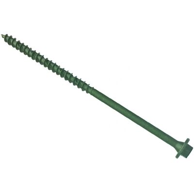Wkręty do drewna ForgeFix ForgeFast Sześciokątne/Torx - Zielony - Nośne - 7x250mm Wkręty do drewna ForgeFix ForgeFast Sześciokątne/Torx - Zielony - Nośne - 7x250mm