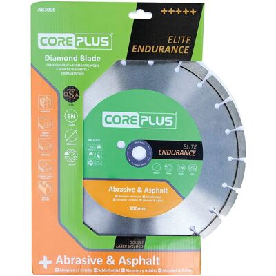 CorePlus AB300E Elite Diamond Blade 300mm - Abrasive & Asphalt Cutting CorePlus AB300E Elite Diamond Blade 300mm - Abrasive & Asphalt Cutting