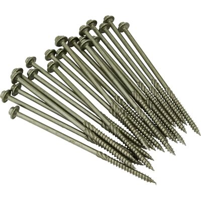 ForgeFix Green Ruspert TimberFix Screw - 6.3x150mm - Timber Fixing Screw ForgeFix Green Ruspert TimberFix Screw - 6.3x150mm - Timber Fixing Screw