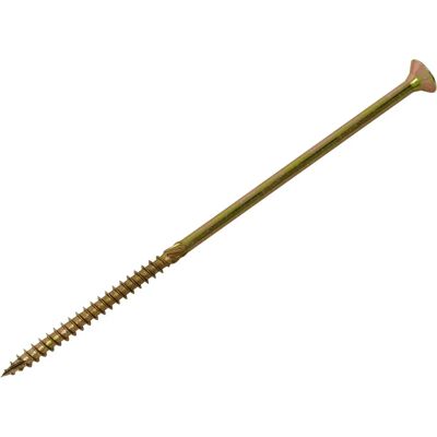 Forgefix Spe6240y Long Wood Screw - Multi Purpose, Zinc Coated Forgefix Spe6240y Long Wood Screw - Multi Purpose, Zinc Coated
