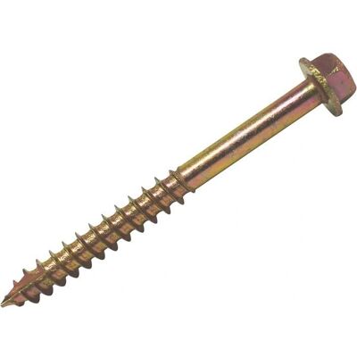 Vis de coach ForgeFix M6 x 80mm - Tête hexagonale - Pack de 100 - Publicité Vis de coach ForgeFix M6 x 80mm - Tête hexagonale - Pack de 100 - Publicité