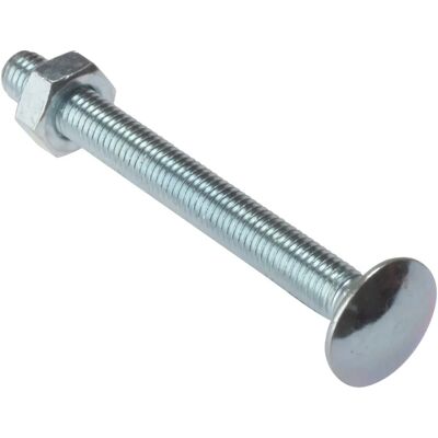 ForgeFix Ocynkowany Drążek i Nakrętka M8 x 150mm - Połączenie drewna ForgeFix Ocynkowany Drążek i Nakrętka M8 x 150mm - Połączenie drewna