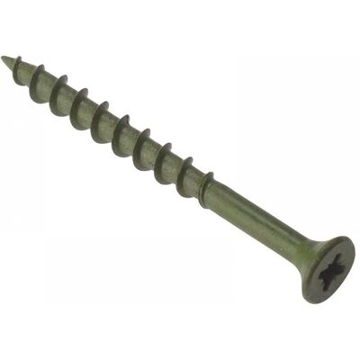 Forgefix Forge DS4555 Wkręt tarasowy - Pozidriv Zielony Antykorozyjny - 4,5 x 55mm - Wkręt tarasowy Forgefix Forge DS4555 Wkręt tarasowy - Pozidriv Zielony Antykorozyjny - 4,5 x 55mm - Wkręt tarasowy