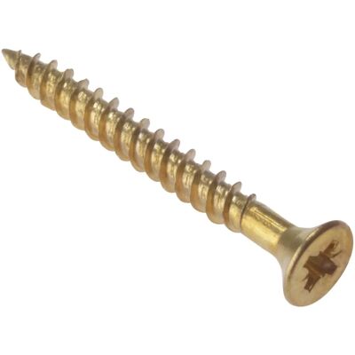 ForgeFix Forge CSK1148EB General Purpose Pozi Screw - Brass - 1.1/4in x 8 ForgeFix Forge CSK1148EB General Purpose Pozi Screw - Brass - 1.1/4in x 8