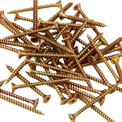 Forgefix MPS3540Y Parafuso multiuso Pozi - Parafuso 3,5x40mm Caixinha 200 Forgefix MPS3540Y Parafuso multiuso Pozi - Parafuso 3,5x40mm Caixinha 200