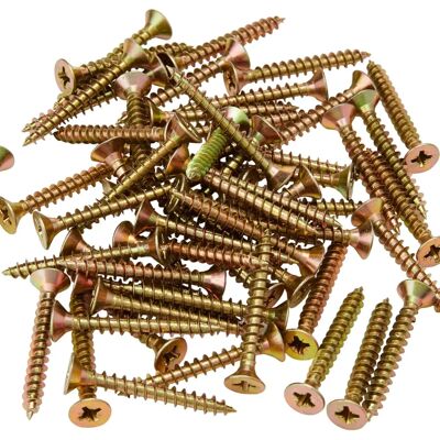 Forgefix MPS540Y Wielofunkcyjny śruba Pozidriv CSK ST ZYP 5,0 x 40mm Opakowanie 200 Forgefix MPS540Y Wielofunkcyjny śruba Pozidriv CSK ST ZYP 5,0 x 40mm Opakowanie 200
