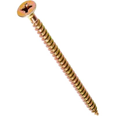 Forgefix Forge MPS580Y Parafuso multiuso CSK ST ZYP 5,0 x 80mm Caixa de 100 Forgefix Forge MPS580Y Parafuso multiuso CSK ST ZYP 5,0 x 80mm Caixa de 100