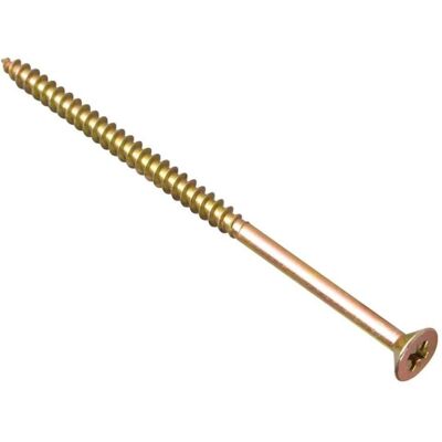 Forgefix Forge MPS5100Y Mehrzweckschraube - Zinkgelb passiviert - 5,0 x 100mm Forgefix Forge MPS5100Y Mehrzweckschraube - Zinkgelb passiviert - 5,0 x 100mm