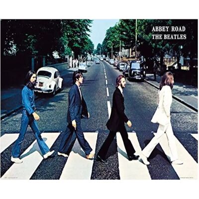 AbyStyle Beatles Abbey Road Poster - 61x91.5cm - Iconic Music Art AbyStyle Beatles Abbey Road Poster - 61x91.5cm - Iconic Music Art