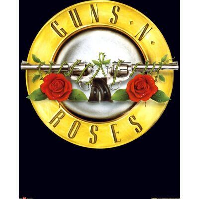 Guns N Roses Logo Poster - 61x91cm - Hochwertiger Druck Guns N Roses Logo Poster - 61x91cm - Hochwertiger Druck