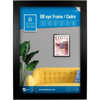 Cadre photo noir A3 GB eye LTD - Styrol - 29,7x42cm - Publicité Cadre photo noir A3 GB eye LTD - Styrol - 29,7x42cm - Publicité
