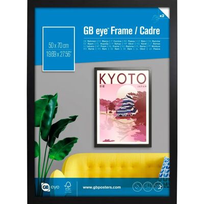 Cadre noir GB eye LTD - 50x70cm - Cadre photo - Publicité Cadre noir GB eye LTD - 50x70cm - Cadre photo - Publicité