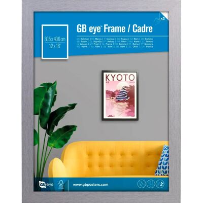 Srebrna Rama Gb Eye - 30x40cm - Ramka na Zdjęcia Srebrna Rama Gb Eye - 30x40cm - Ramka na Zdjęcia