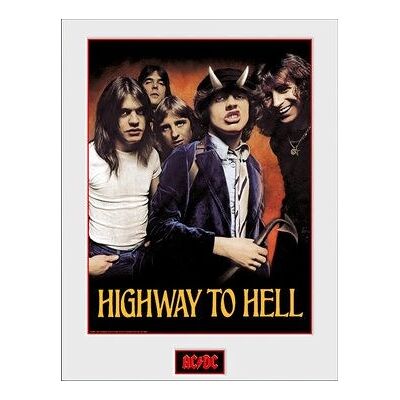 GB Eye Highway To Hell Affiche Encadrée - Affiche - Publicité GB Eye Highway To Hell Affiche Encadrée - Affiche - Publicité