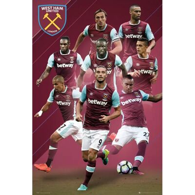 GB Eye West Ham: Giocatori 16/17 - Poster GB Eye West Ham: Giocatori 16/17 - Poster
