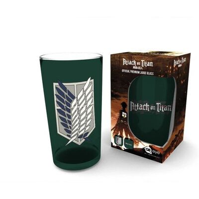 GB eye Attack On Titan - XXL Pohár - 400 ml - Scout Szimbólum - Doboz & Alátétek GB eye Attack On Titan - XXL Pohár - 400 ml - Scout Szimbólum - Doboz & Alátétek