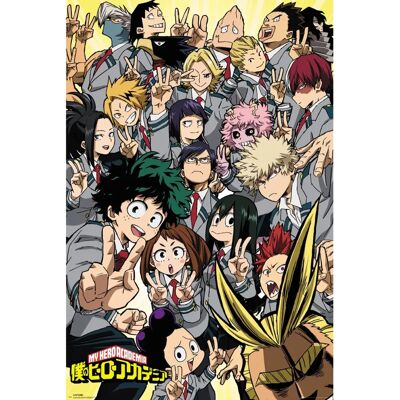 GB Eye My Hero Academia School Compilation Poster 91,5x61cm GB Eye My Hero Academia School Compilation Poster 91,5x61cm