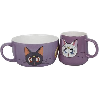 GB EYE Sailor Moon Luna Artemis Frühstücksset GB EYE Sailor Moon Luna Artemis Frühstücksset