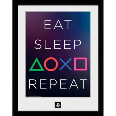 GB Eye PLAYSTATION - Kehyksissä oleva painos Eat Sleep Repeat 30x40 GB Eye PLAYSTATION - Kehyksissä oleva painos Eat Sleep Repeat 30x40