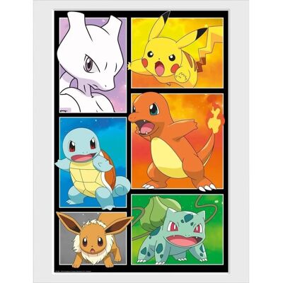 GB Eye Pokémon Rahmenbild 30x40 - Comic Panels GB Eye Pokémon Rahmenbild 30x40 - Comic Panels