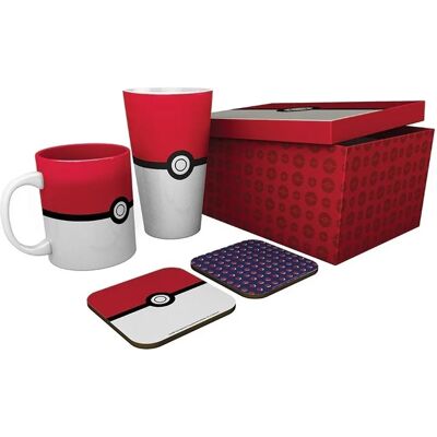 Pokemon Gift Set - Poké Ball, Mug & Glass - Collectible Box Pokemon Gift Set - Poké Ball, Mug & Glass - Collectible Box