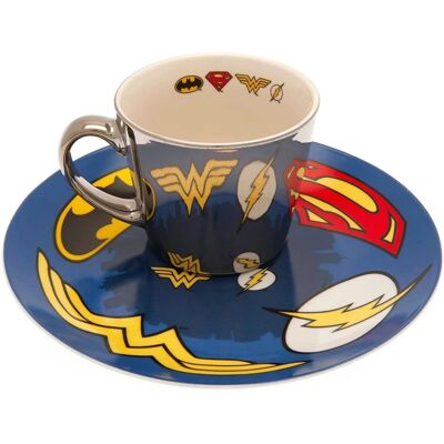 DC Comics Becher & Teller-Set - Keramik - 300ml DC Comics Becher & Teller-Set - Keramik - 300ml