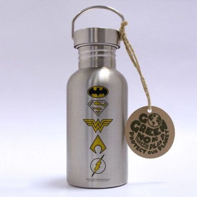 GB eye Justice League Eco Water Bottle - Stainless Steel, 500ml GB eye Justice League Eco Water Bottle - Stainless Steel, 500ml