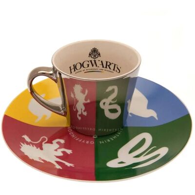Harry Potter Keramiktasse Set - Reflektierende Becher & Untertasse - 300ml Harry Potter Keramiktasse Set - Reflektierende Becher & Untertasse - 300ml