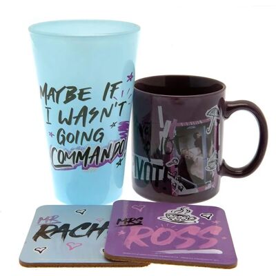 Friends Geschenkset - Tasse, Glas, Untersetzer - Geschenkbox Friends Geschenkset - Tasse, Glas, Untersetzer - Geschenkbox