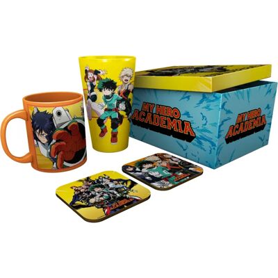 My Hero Academia Gift Box - Gift Box, Mug, Glasses, Coasters My Hero Academia Gift Box - Gift Box, Mug, Glasses, Coasters