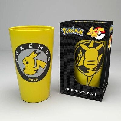 GB eye Pikachu Design multicolore 400 ml Verre - Verre en verre - Publicité GB eye Pikachu Design multicolore 400 ml Verre - Verre en verre - Publicité