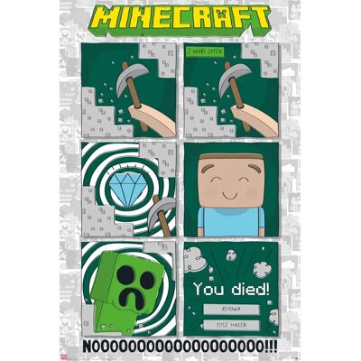 Minecraft Poster One Last Diamond - 91.5x61 cm Minecraft Poster One Last Diamond - 91.5x61 cm