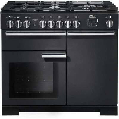 Falcon - Professional Deluxe 100 Mixte - Charcoal Satin/Chrome - Cuisinière indépendante - Publicité Falcon - Professional Deluxe 100 Mixte - Charcoal Satin/Chrome - Cuisinière indépendante - Publicité
