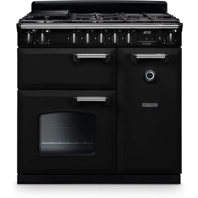 Rangemaster Classic CL90DFPGBL/CM1 Dual Fuel Range Cooker - Black Rangemaster Classic CL90DFPGBL/CM1 Dual Fuel Range Cooker - Black
