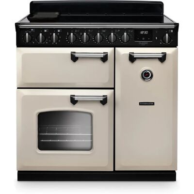 Rangemaster Classic Deluxe CLDL90EIPPCR/CM1 Induction Range Cooker - Pale Cream Rangemaster Classic Deluxe CLDL90EIPPCR/CM1 Induction Range Cooker - Pale Cream