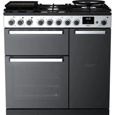 Rangemaster EDDL90DFGBLK/CM1 - Black Glass/Chrome - Range cooker Rangemaster EDDL90DFGBLK/CM1 - Black Glass/Chrome - Range cooker