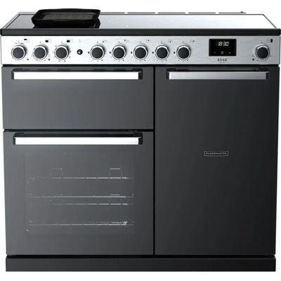Rangemaster Edge Deluxe - Black Glass/Chrome - Range cooker Rangemaster Edge Deluxe - Black Glass/Chrome - Range cooker