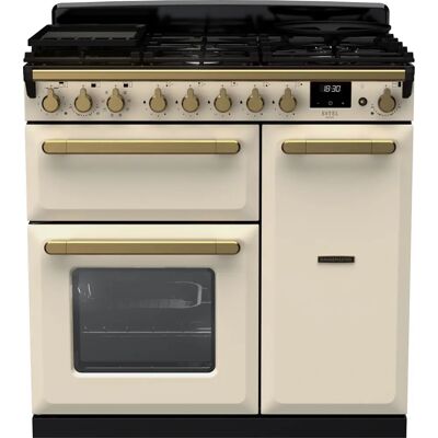 Rangemaster ESDL90DFPPCR/AB1 - Pale Cream - Range cooker Rangemaster ESDL90DFPPCR/AB1 - Pale Cream - Range cooker