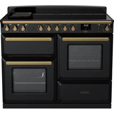 Rangemaster ESDLO110EIPGBL/AB1 - Black / Antique Brass - Range cooker Rangemaster ESDLO110EIPGBL/AB1 - Black / Antique Brass - Range cooker