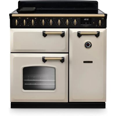 Rangemaster Classic Deluxe 90cm Induction Range Cooker - Pale Cream - Range Cooker Rangemaster Classic Deluxe 90cm Induction Range Cooker - Pale Cream - Range Cooker