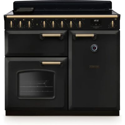 Rangemaster Classic Deluxe 100cm Induction Range Cooker - Charcoal Black - Range Cooker Rangemaster Classic Deluxe 100cm Induction Range Cooker - Charcoal Black - Range Cooker