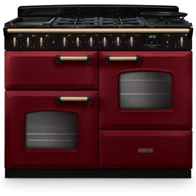 Rangemaster Rangemaster Classic Deluxe 110cm Dual Fuel Range Cooker - Bordeaux Rangemaster Rangemaster Classic Deluxe 110cm Dual Fuel Range Cooker - Bordeaux