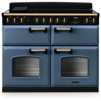 Rangemaster Rangemaster Classic Deluxe 110cm Induction Range Cooker - Stone Blue Rangemaster Rangemaster Classic Deluxe 110cm Induction Range Cooker - Stone Blue