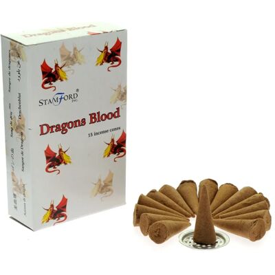Puckator - Stamford 37175 - Dragons Blood - Incense Cones Puckator - Stamford 37175 - Dragons Blood - Incense Cones