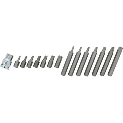 BlueSpot 15 Pc Torx Bit Set T20 - T55 With 1/2" Dr Adaptor BlueSpot 15 Pc Torx Bit Set T20 - T55 With 1/2" Dr Adaptor