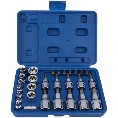 Conjunto de 30 peças BlueSpot - Chaves Torx - Estrela Conjunto de 30 peças BlueSpot - Chaves Torx - Estrela