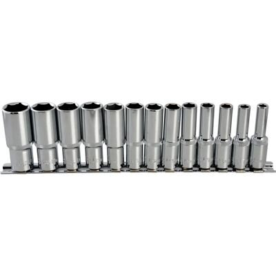 BlueSpot Tools B/S01542 Deep Socket Set of 13 Metric 3/8in Square Drive BlueSpot Tools B/S01542 Deep Socket Set of 13 Metric 3/8in Square Drive